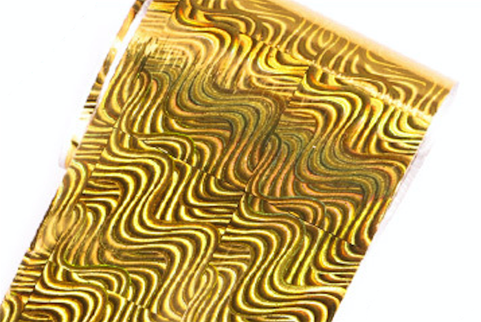 40 - Gold Waves Foil
