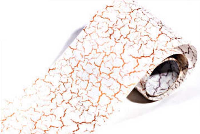 125 - White & Gold Marble Foil