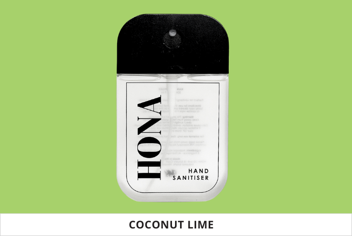 HONA Hand Sanitiser 50ml - Coconut Lime