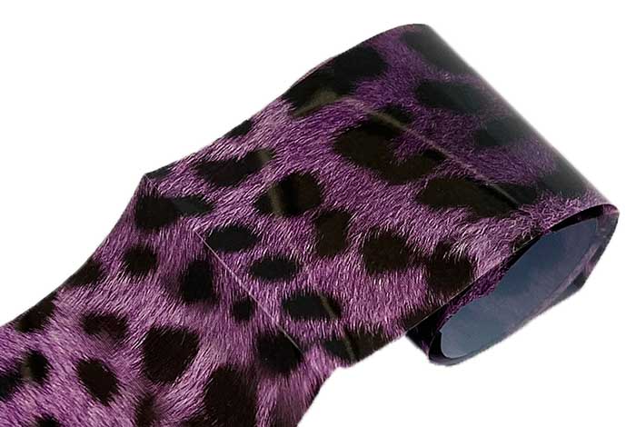 99 - Purple Cheetah Print Foil
